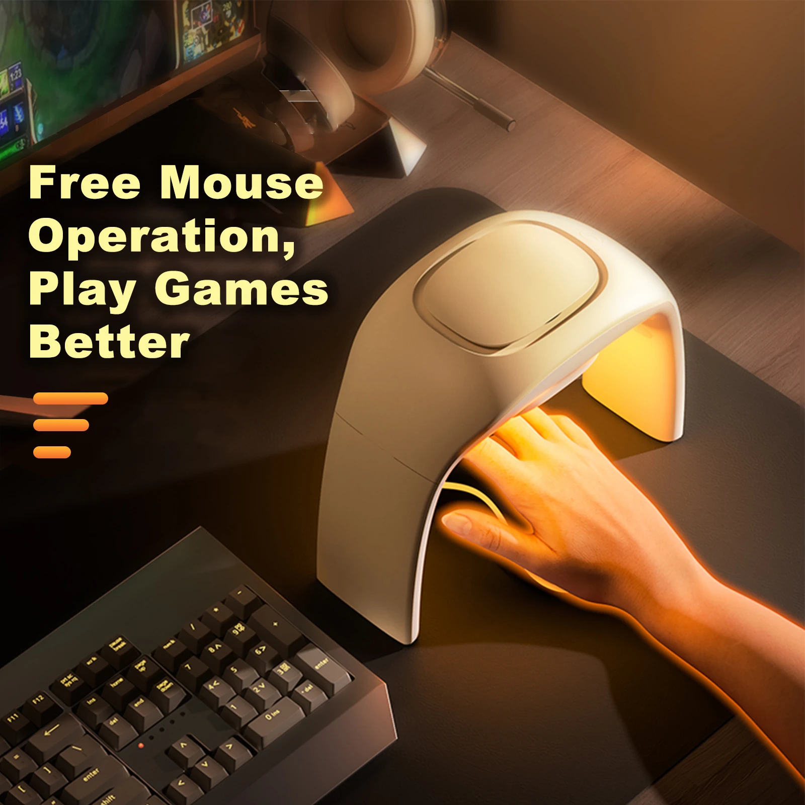 Eary Portable Winter Mouse Han - Office Tech Desk ulasan dan harga