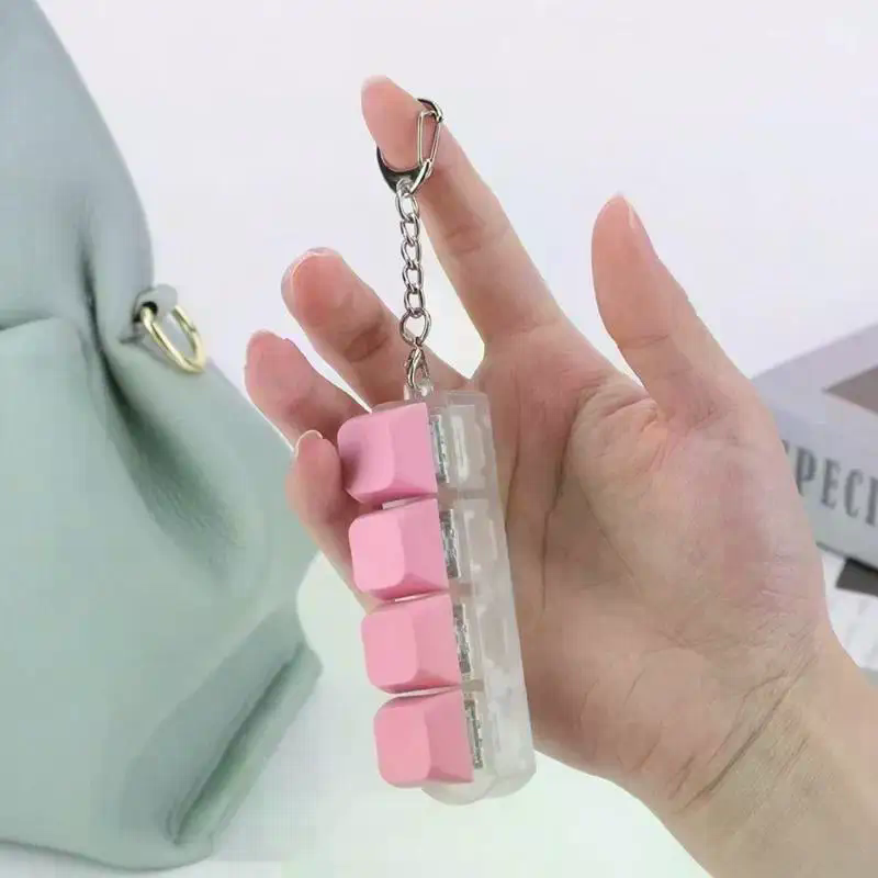 Mini 4-Key Finger Keyboard Key - Office Hi Tech ulasan dan harga