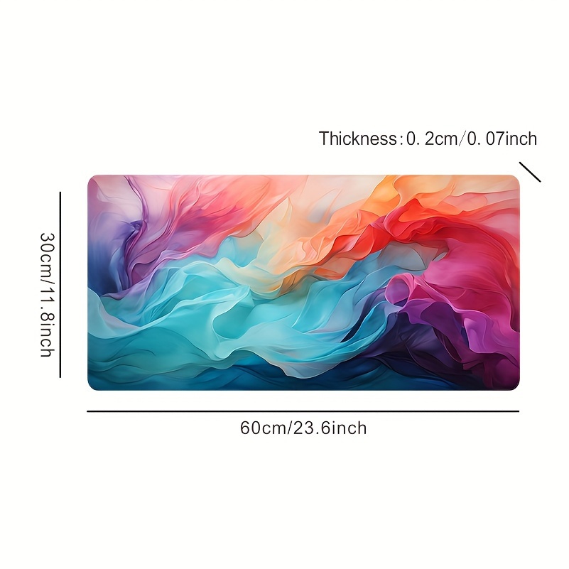 Large Abstract Color Mouse Pad - Office Tech Desk ulasan dan harga
