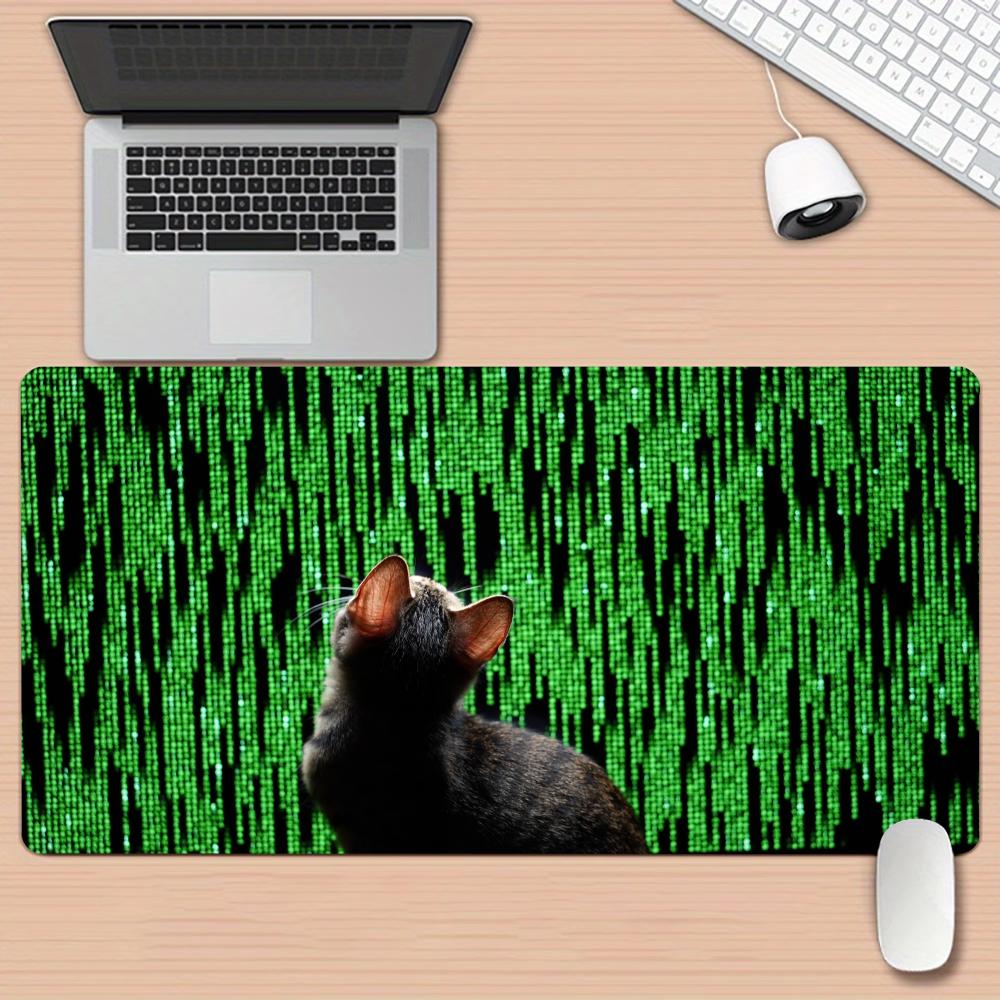 Tech Matrix Code Cat Art large - Office Tech Desk ulasan dan harga