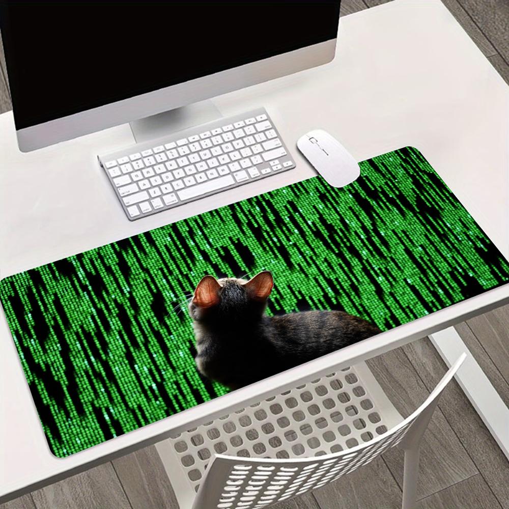 Tech Matrix Code Cat Art large - Office Tech Desk ulasan dan harga