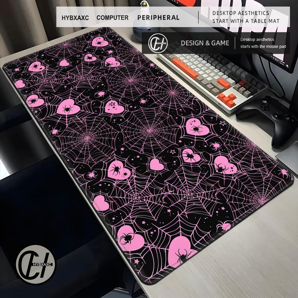 90x40 White or Pink Spiderweb  - Office Tech Set Up ulasan dan harga