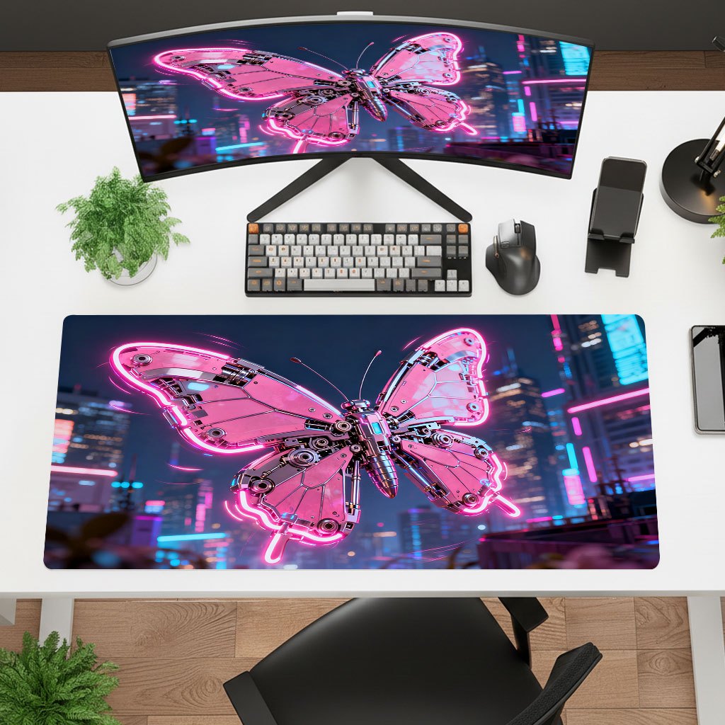 Brand Pink Tech Iron Art Mouse - Office Tech Desk ulasan dan harga