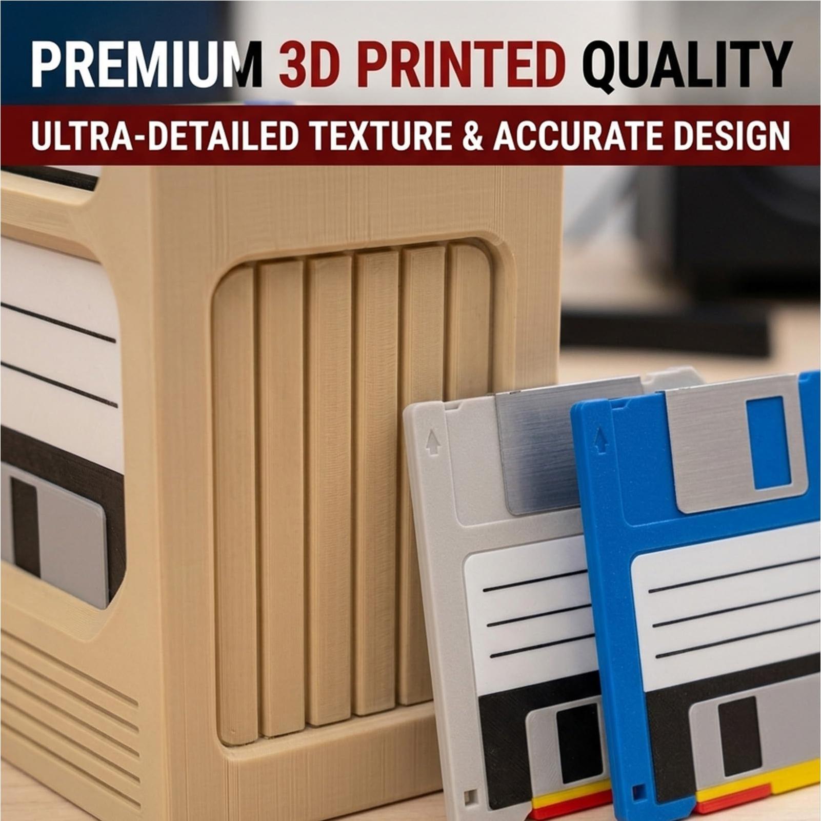 Retro Tech Coaster Holder Set  - Office Tech Desk ulasan dan harga