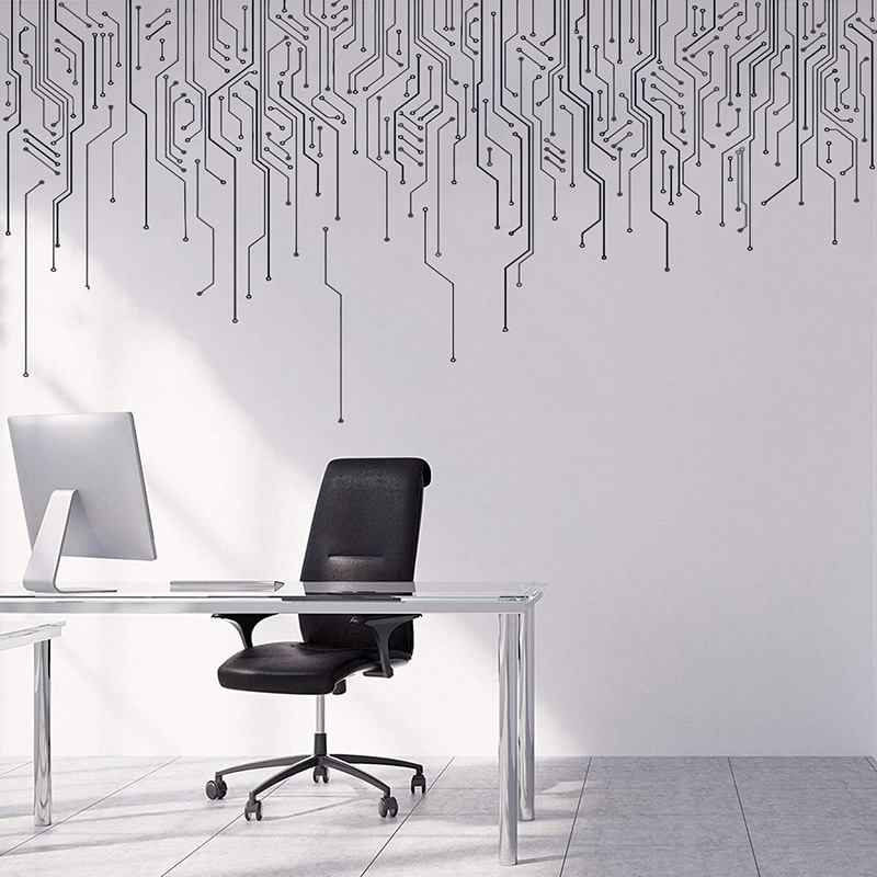 Computer IT Decor,Circuit Boar - Office Hi Tech ulasan dan harga