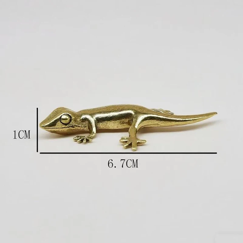 Handmade Bronze Retro Gecko Li - Office Hi Tech ulasan dan harga