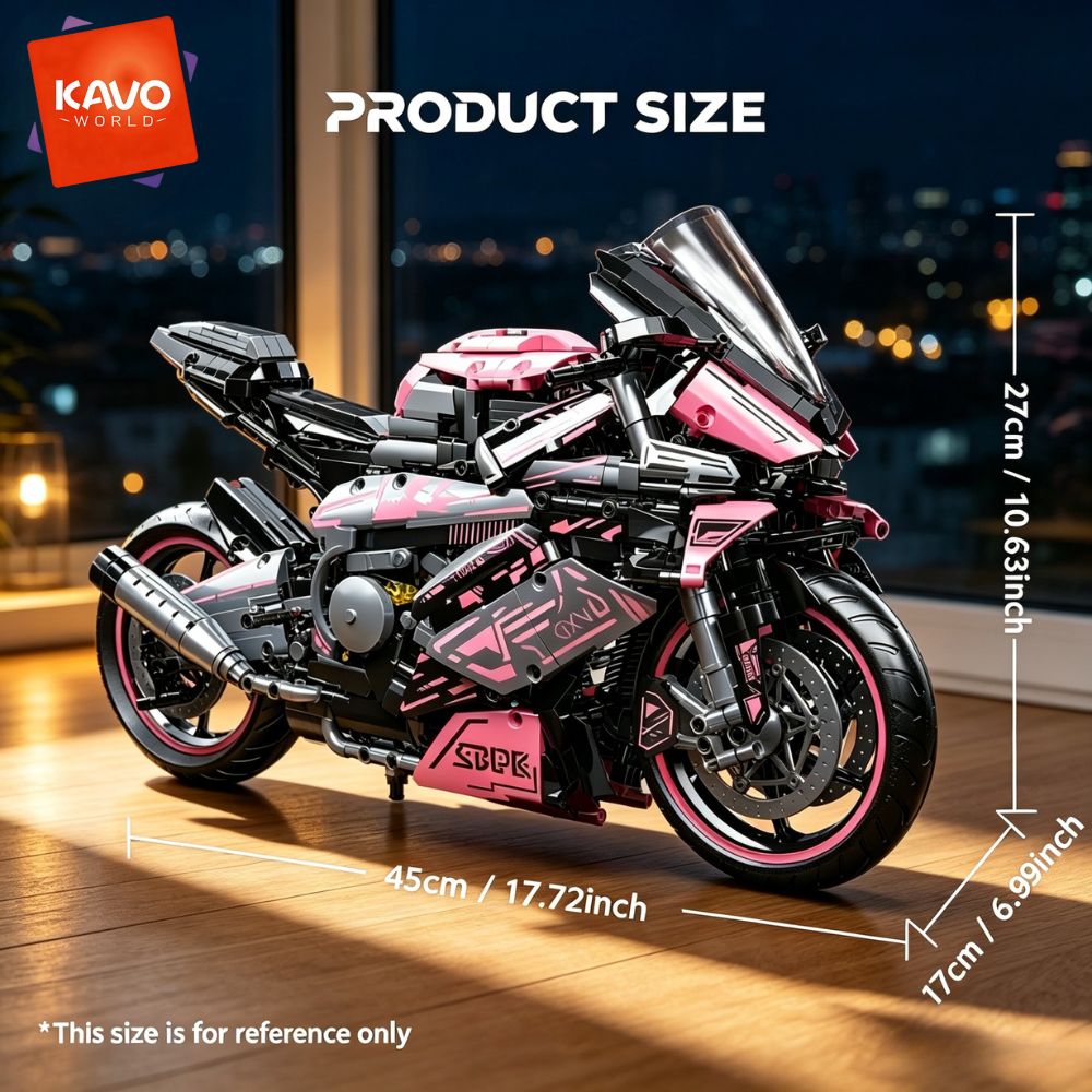 KAVOWORLD 1:5 Large Scale Moto - High Tech Office Room ulasan dan harga