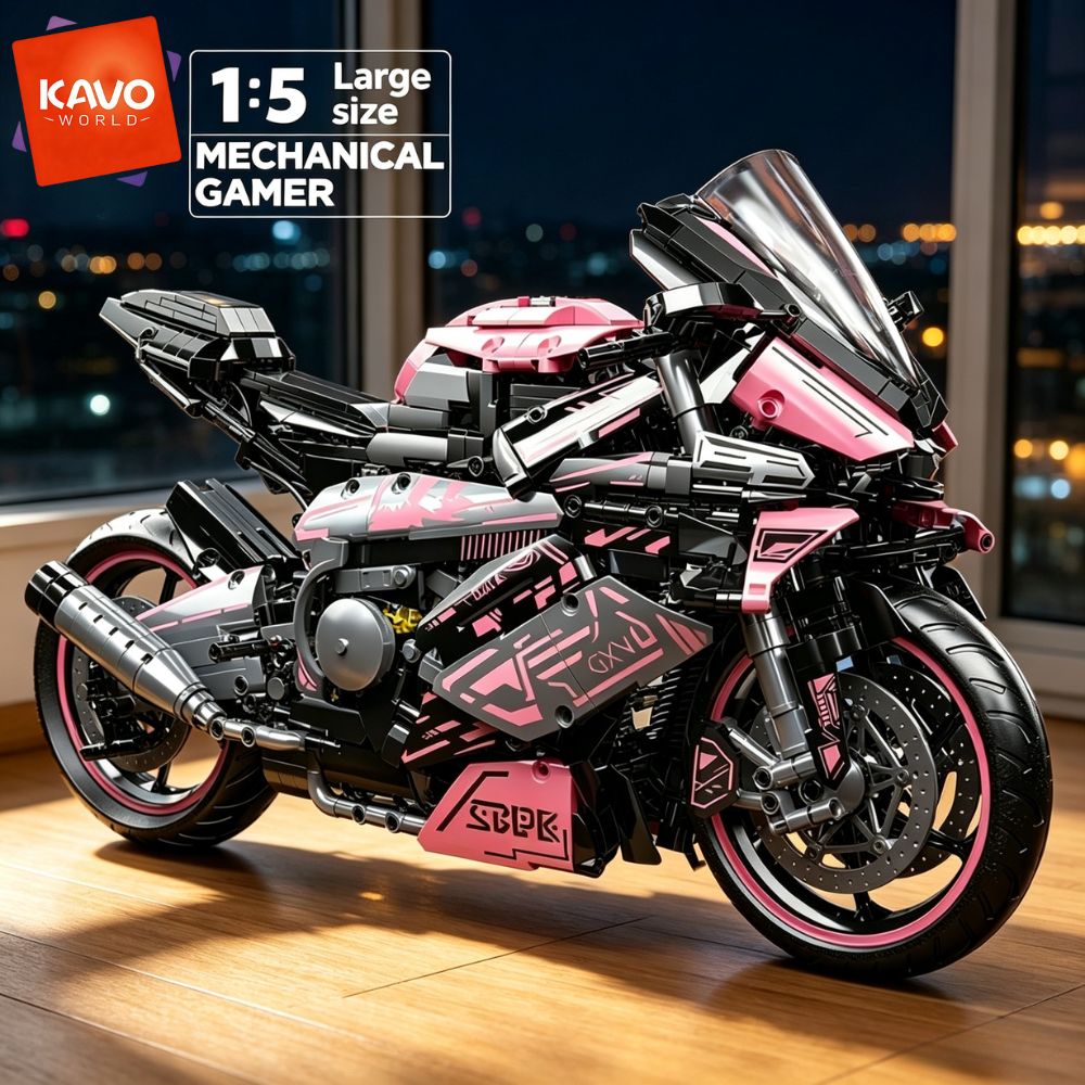 KAVOWORLD 1:5 Large Scale Moto - High Tech Office Room ulasan dan harga