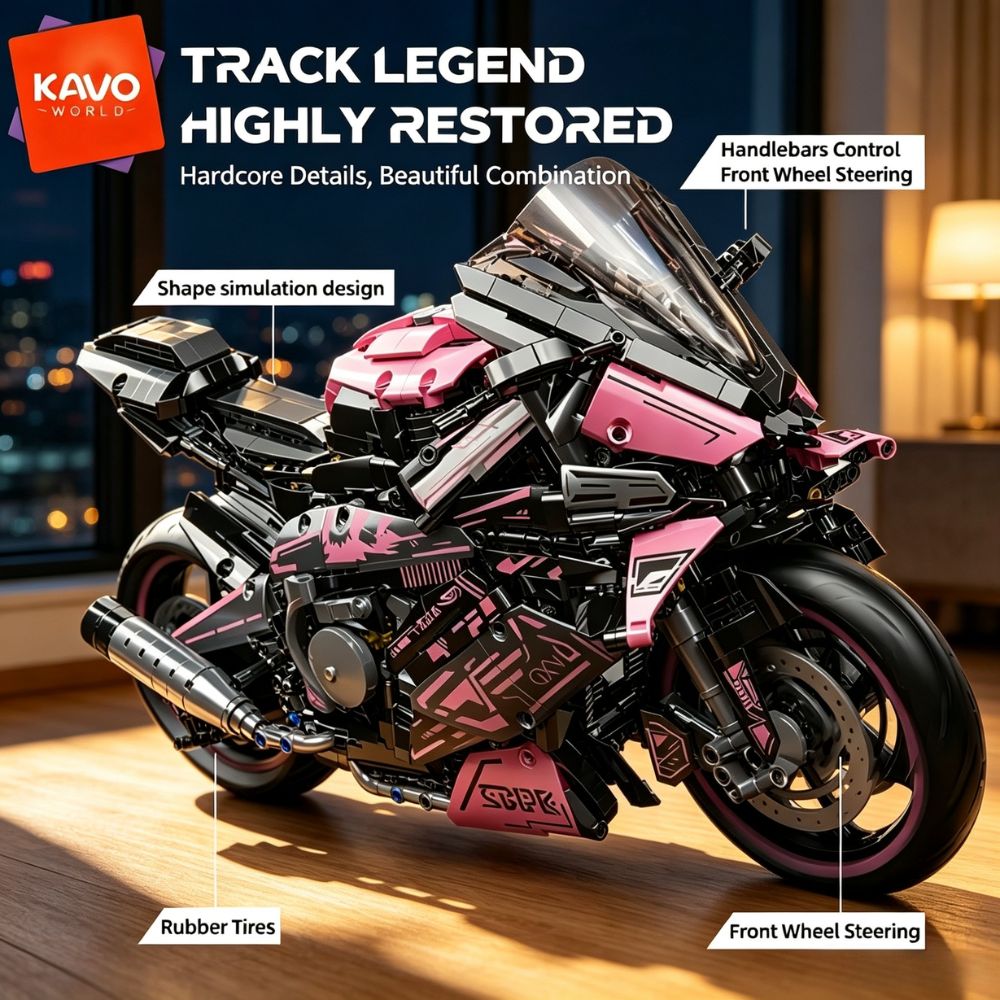 KAVOWORLD 1:5 Large Scale Moto - High Tech Office Room ulasan dan harga